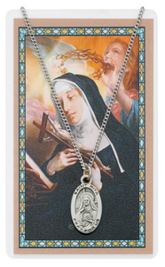 SAINT RITA MEDAL & PRAYER CARD