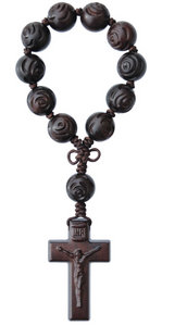 ONE DECADE ROSARY (JUJUBE WOOD)