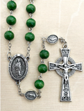 SAINT PATRICK ROSARY W/ CELTIC CROSS