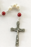 DIVINE MERCY IMITATION PEARL ROSARY