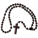 JUJUBE WOOD CORDED ROSARY