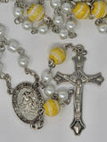 TENNIS SPORTS ROSARY WITH ST. CHRISTOPHER