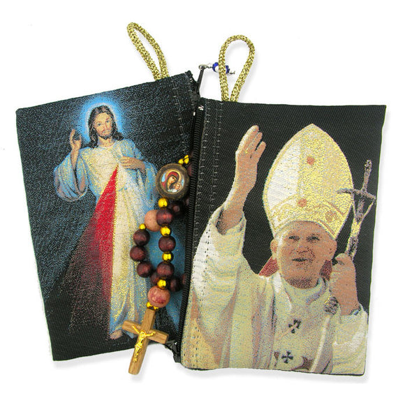 POPE JOHN PAUL-D MERCY CASE (ROSARY NOT INCLUDED)