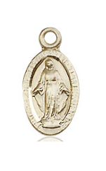 14KT GOLD MIRACULOUS MEDAL