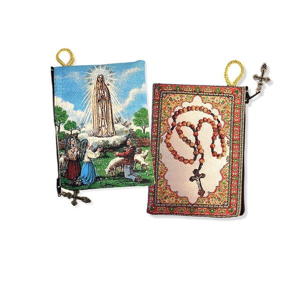 OLO FATIMA with CHILDREN / ROSARY Rosary Pouch