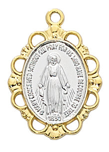 GOLD PLATED MIRACULOUS MEDAL