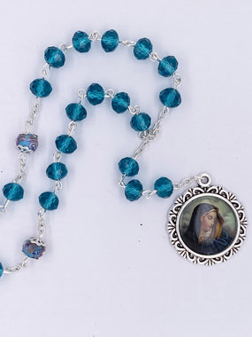 SEVEN SORROWS CHAPLET WITH PRAYER CARD