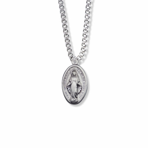 STERLING SILVER MIRACULOUS MEDAL