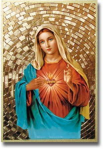 IMMACULATE HEART OF MARY PLAQUE