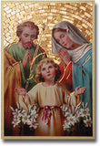 HOLY FAMILY MOSAIC PLAQUE