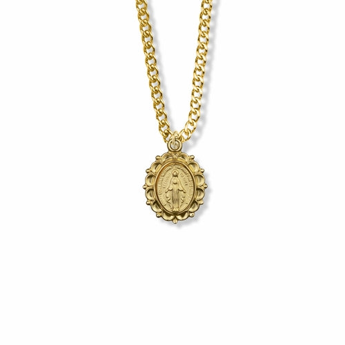 24K GOLD PLATED MIRACULOUS MEDAL