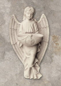 ANGEL HOLY WATER FONT WHITE