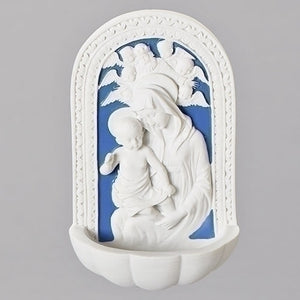 6MADONNA AND CHILD HOLY WATER FONT