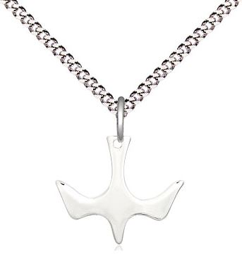 STERLING SILVER HOLY SPIRIT WITH CHAIN