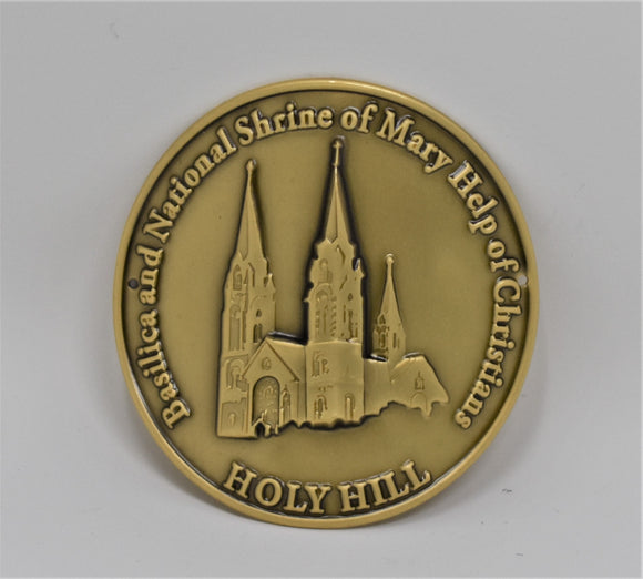 HOLY HILL MEDALLION FOR HIKING STICK