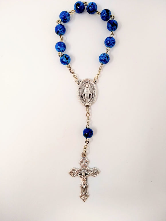 ONE DECADE ROSARY - BLUE
