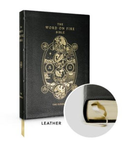 WORD ON FIRE BIBLE - GOSPELS - LEATHER
