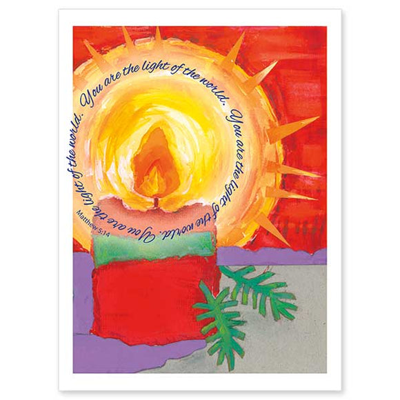 YOU ARE THE LIGHT OF THE WORLD - BOX OF CHRISTMAS CARDS