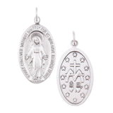 MIRACULOUS MEDAL WITH LARGE PRAYER CARD