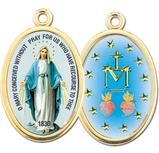 MIRACULOUS MEDAL IN COLOR