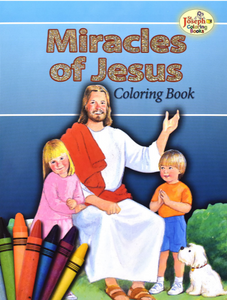 MIRACLES OF JESUS COLORING BOOK