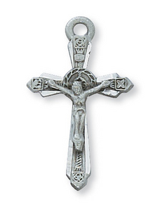 PEWTER ROSARY CRUCIFIX