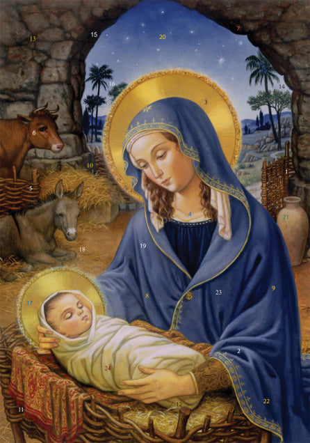 MARY AND CHILD ADVENT CALEND