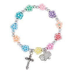 FIRST RECONCILIATION BRACELET - FLOWER BEADS